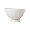 Porcelana Óssea Branca Pura Não Esquenta Tigela de Arroz Doméstica Cerâmica Tamanho Grande 6 polegadas Tigela para Sopa de Macarrão Utensílios de Mesa Simples Criativos