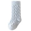 Calcetines de tubo medio para bebé 2024 invierno con forro polar gruesos calcetines para bebé recién nacido cálidos de terciopelo australiano calcetines para niños no hacen bolas en las piernas
