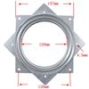 Suporte Giratório para Exposição Mesa Giratória Quadrada Ferragens para Móveis Mesa Giratória de Metal Ferro Oco 4 polegadas Chapa Galvanizada Esfera Completa À Prova de Ferrugem e Durável
