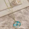 Moda Femenina Elementos Marinos Transfronterizos Perla de Imitación Pegamento Artesanal Forma de Concha de Vieira Estrella de Mar Concha Collar con Colgante