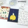 Cuaderno A5 con Dibujo de Conejo Miffy, Vista de Planta, Página de Color, Cuaderno Diario Simple de Estudiante de Alto Valor