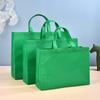 Bolsas No Tejidas al por Mayor de Fabricante en Stock, Bolsas Laminadas con Logo Personalizado, Bolsas Tote de Gran Capacidad para Llevar, Compras y Ropa