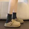 Zapatos Birkenstock de Suela Gruesa para Mujer, Nueva Colección Primavera 2026, Zuecos Slip-On Versátiles de Estilo Retro Perezoso para Uso en Exteriores
