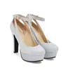 Zapatos de mujer talla grande 2026 primavera nuevo moda de comercio exterior tacón ultraligero tacón de plataforma correa de hebilla zapatos de vestir para mujer talla 32-43 comercio exterior