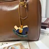 Colgante de Bolso Caballo Mecedora Nuevo Creativo Cuero Lindo Decorativo Pequeño Caballo de Madera Adorno para Mujeres Decoración Colgante Espejo Retrovisor de Coche
