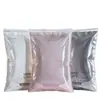 Bolsa con Cierre de Ropa Inglesa de Moda Bolsa Gruesa de PE Auto-Sellable Bolsa de Empaque para Suéteres de Lana Ropa Cálida En Stock Venta al por Mayor