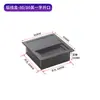 Caja de Entrada de Cables para Escritorio, Tapa de Agujero para Cables de Escritorio de Computadora, Tapa de Caja Pasacables para Escritorio, Caja de Cables de Aleación de Aluminio con Cepillo