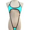 Lingerie Sexy Europeia e Americana Transfronteiriça Macacão Sexy Sem Costas com Cadarço Biquíni de Três Peças Maiô Maiô Traje Feminino