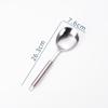 Juego de Ocho Piezas de Espátula y Cuchara para Sopa de Acero Inoxidable para Uso en el Hogar y en Hoteles, Espátula para Cocinar, Utensilios de Cocina, Regalo, Suministro Transfronterizo Directo