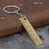 En stock Suministro Mini Regla Colgante Pequeño Herramienta de Medición Portátil para el Hogar Pequeña Joyería de Jade Regla Divertida