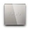 Interruptor de Control Remoto Inteligente Wifi Tuya Interruptor de Control Remoto Táctil Panel de Vidrio Enchufe UE Interruptor para Hogar Inteligente Cero Fuego