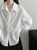 Camisa Lushi Estilo Coreano Pequeña Fresca Diseño Elegante Con Cordones Para Mujer Principios de Otoño Nuevo Nicho Top Holgado 3715