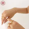 Europa y Estados Unidos no se desvanecen temperamento exquisito con cadena de eslabones de empalme de mosaico de circonita de diamante juego de joyas de collar y pulsera chapados en oro