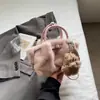 Bolsa de Pelúcia Cesta de Legumes Novo Estilo Outono 2026 Transfronteiriça, Bolsa Saco Plissada, Bolsa de Ombro Transversal de Nicho