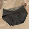 Ropa Interior Femenina de Encaje Estilo Lujuria Pura Casual Algodón Puro 2025 Nuevo 10A Antibacteriana de Cintura Media Sexy