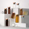 En Stock Al Por Mayor Botellas de Viales Ámbar de Cierre a Presión de 2ml 3ml 5ml 6ml 7ml 8ml 10ml 15ml 20ml 30ml para Dispensar