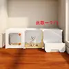 Gaiola para Gatos com Banheiro Integrado Armário Duplo para Gatos Doméstico Interno para Criar Gatos para Todas as Estações, Não Ocupa Espaço, Vila de Gatos para Varanda