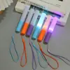 Lanyard Portátil Sencillo y Elegante Palo Electrónico LED Fluorescente Palo de Luz Multicolor Luz Ambiental para Fiesta Concierto