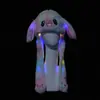 Sombrero de orejas de conejo que se mueven Red social sombrero de conejo lindo sombrero de conejo con airbag sombrero de Pikachu