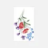 Hermoso y Fresco Ramo de Flores Ins-Style Tatuajes Temporales Sencillos para Brazos, Nuevos Tatuajes Temporales Transfronterizos
