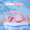 Gafas de Natación para Niños Impermeables Antivaho HD Profesionales Miopía Marco Grande Equipo de Buceo Gorro de Natación Cubierta Artefacto