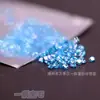 Wuzhou Supplies Zircônia Azul Marinho Redonda Zircônia Colorida Artificial Pedras Sintéticas, Pedras Soltas para Joias e Acessórios de Vestuário