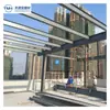 Fábrica de Foshan estrutura de aço chapa de ferro construção pode ser processado toldo personalizado resistente à pressão durável galpão de aço colorido processamento de canal