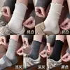 Calcetines blancos para mujer para principios de otoño, calcetines de encaje hasta la mitad de la pantorrilla, calcetines largos de algodón puro con volantes, combinados con zapatos Birkenstock, calcetines apilados para primavera y otoño para mujer