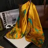Pañuelo de Seda de Puntos, Estilo Coreano de Alta Gama Versátil Falso Seda 70cm Pañuelo Pequeño, Fajín Decorativo, Lazo para el Cabello, Pañuelo para la Cabeza, Pañuelo para el Cuello
