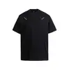 Camiseta de Manga Corta con Estampado de Logo Simple y Moderno Buttertiger para Hombre, Cuello Redondo, Versátil, Holgada, de Verano T617