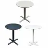 Combinación de Mesa y Sillas para Exteriores Tienda de Té con Leche Negra Mesa para Exteriores Patio de Ocio al Aire Libre Balcón de Plástico para Exteriores Impermeable y Protección Solar
