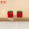 Nueva Serie Navideña 3D Casa de Muñecas DIY Pegamento de Crema Accesorios de Resina Colgante Decoración Adornos