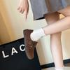 Zapatos Birkenstock Todo Incluido para Mujer 2025 Nuevos de Primavera y Otoño Zapatos Planos Birkenstock sin Cordones para Mujeres Embarazadas con Superficie Suave y Suela Suave