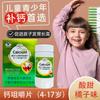 Marca Shengshi Sancheng Comprimidos Mastigáveis de Cálcio para Crianças de 4 a 17 Anos Suplementos de Cálcio para Adolescentes Sabor Laranja Comprimidos de Cálcio VD Tampa Azul Produtos de Saúde