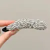 Pinza para el Cabello Estilo Coreano para la Parte Trasera de la Cabeza, Pinza Horizontal Satinada con Forma de Oso, Pinza Banana, Nuevo Pasador de Moda Retro 2026