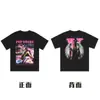 [Transfronteiriço 220g] Marca Americana Tendência Vlone Jerry V Grande Manga Curta Rua Casal Streetwear Vtg Camiseta Casual