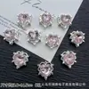 Caixa Mágica Borboleta de Diamante Cabaça Coração Flor Redonda Multicolorida Oito Furos Contas Separadas Acessórios para Pulseira Colar com Contas DIY