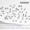 Mini Accesorios para Arte de Uñas de Mariposa Decoraciones para Uñas de Aleación Lindas Mariposas 3D de Celebridad de Internet para Arte de Uñas DIY