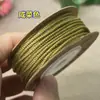 Wen juega hilo de algodón frotado a mano de color sólido cuentas de Buda pulsera de mano estrella luna acero dorado bodhi cuerda de mano tejida borla tamaño múltiple