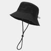Procesamiento de Logo de Marca Sombrero de Pescador Personalización Parasol para Exteriores Tela de Secado Rápido A prueba de Viento Color Sólido Protección Solar Sombrero de Montañismo