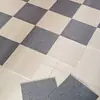 Alfombra Patchwork Dormitorio Habitación Infantil Sala de Estar Felpudo Invierno Oficina Crema Antideslizante Balcón Cortable