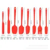 El Espátula de Silicona Más Vendida de Amazon, Juego de 9 Piezas, Espátula Integrada y Brocha para Aceite, Juego de Repostería, Utensilios de Cocina de Silicona, Juego de 9 Piezas
