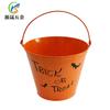 Manualidades Navideñas Cubo de Halloween Cubo de Metal Galvanizado Lata Bolsa Cubo para Hielo y Cerveza Cubo de Hierro Galvanizado