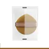 Puff para base air cushion sabor gema de ovo e abacaxi fica maior ao encontrar água, não absorve produto, puff seco e úmido para BB air cushion, puff para base