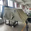 Barraca de teto de carro totalmente automática de abertura rápida para viagens autônomas ao ar livre, à prova d'água e à prova de chuva, adequada para acampamento de duas pessoas na natureza