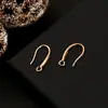 Yingyi Joias DIY Ganchos de Orelha em Forma de U Banhados a Ouro Cobre Puro Acessórios para Brincos Acessórios de Materiais para Joias Estilo Antigo