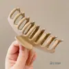 Pinza de tiburón grande coreana para el cabello, accesorio simple para recogido en la parte trasera de la cabeza, pinza de pelo de alta gama para mujer