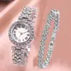 Relógios Atacadistas Transfronteiriços para Mulheres, Luxo Leve, Versátil, Fashion, Casual, Business, Tendência Estilo Céu Estrelado Relógios de Quartzo para Mulheres