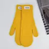 Guantes suaves y cerosos de estilo coreano todo incluido para mujer, cálidos de invierno, cachemir, anticongelante para exteriores, guantes para niñas pequeñas