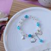 Yiwu Atacado de Pulseira de Pérola Cerâmica de Pequenos Produtos Joia de Mão com Contas de Cristal Pulseira para Casal Estudantes Crianças Joia Feminina